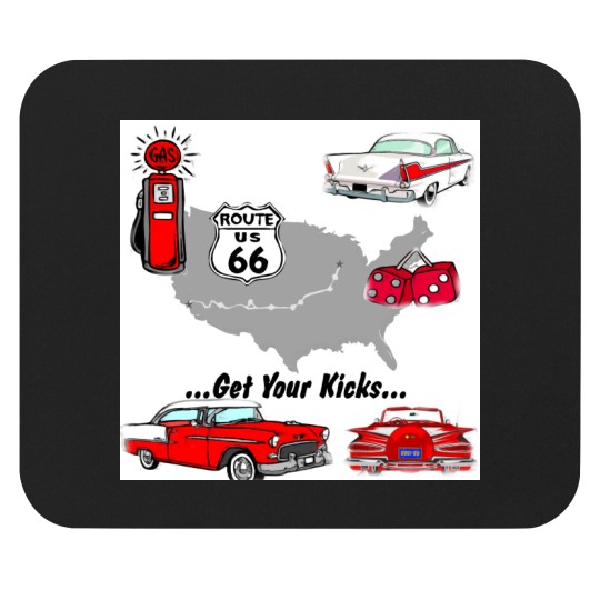 Discover Vintage Get your kicks s and gifts Mouse Pads