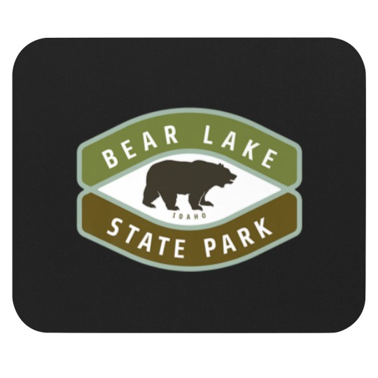 Discover Bear Lake State Park Idaho Roaming Bear ID Vacatio Mouse Pads