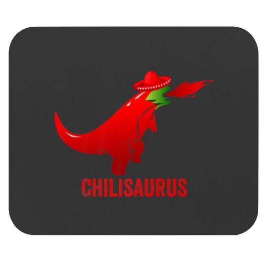 Discover Chilisaurus Cinco De Mayo Funny Chili Dinosaur Mouse Pads