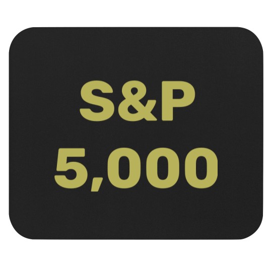 Discover S&P 5,000 Level Stock Market Index Celebration Mouse Pads