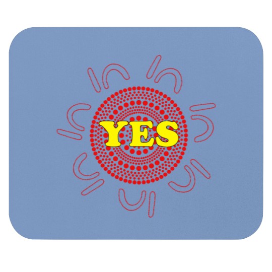 Discover Yes Voice to Parliament Hero Mouse Pads