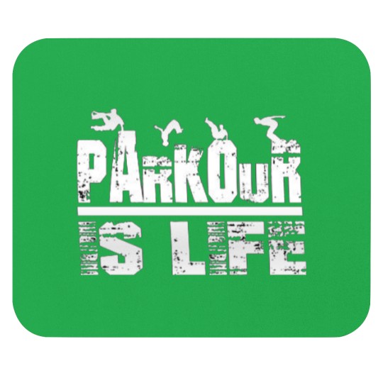 Discover Parkour Is Life Mouse Pads