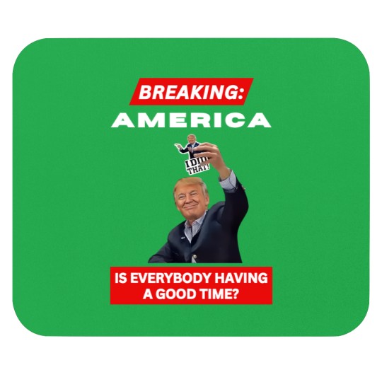 Discover BREAKING AMERICA Anti-Trump Tariffs HANDS OFF 2025 Protest Mouse Pads