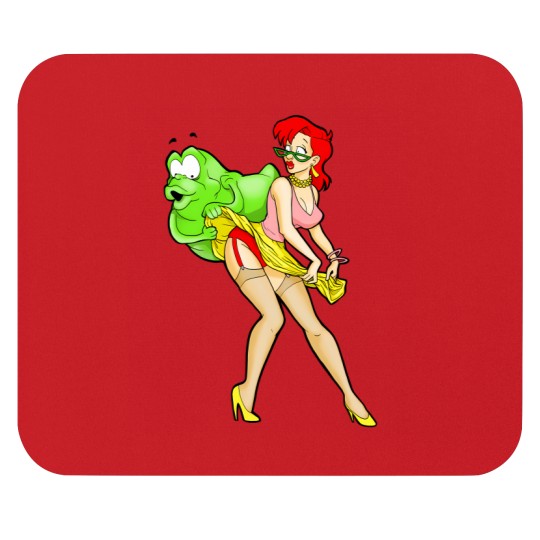 Discover Janine  Slimer Mouse Pads