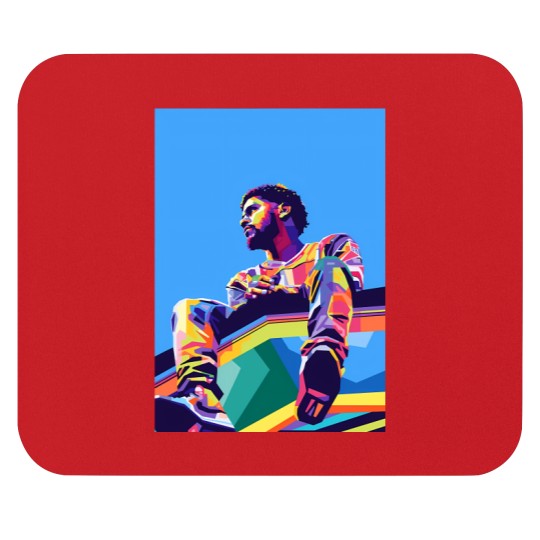 Discover J Cole Wpap Pop Art - J Cole - Mouse Pads