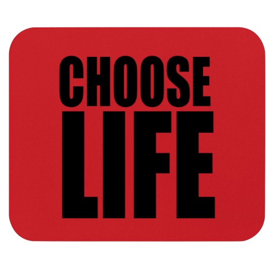 Discover George Michael Choose Life Mouse Pads, 80s Slogan Mouse Pads, Celebrity Retro Vintage Mouse Pads