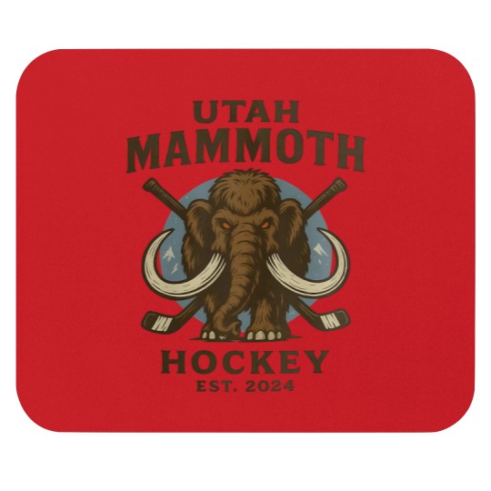 Discover Utah Mammoth Hockey Mouse Pads, Utah Mammoth Mouse Pads, Unisex Sports Mouse Pads