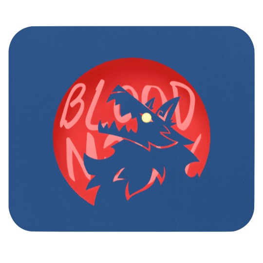 Discover Blood Moon Werewolf Mouse Pads