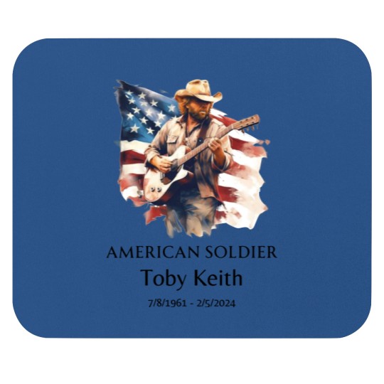 Discover Toby Keith American soldier Mouse Pads