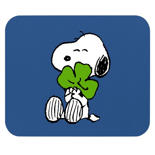 Discover Snoopy Shamrock Hug St Patricks Day Mouse Pads