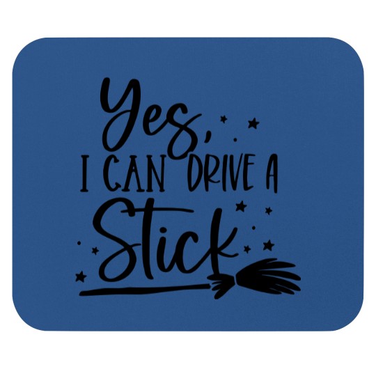 Discover I Drive Stick Halloween Mouse Pads