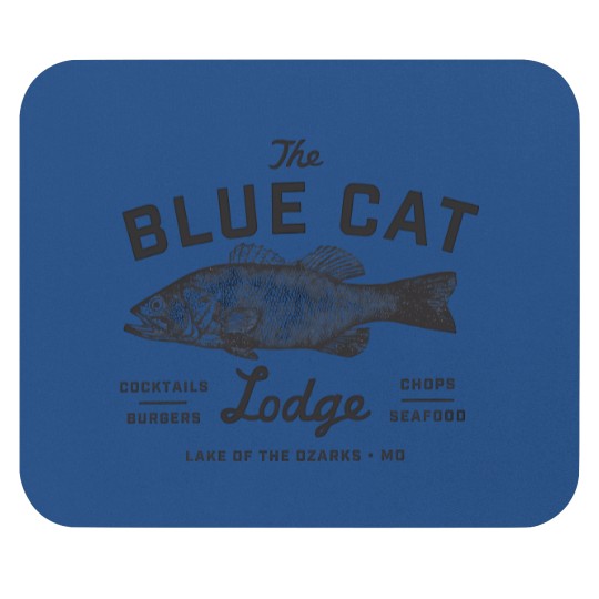 Discover Ozark Blue Cat Lodge Mouse Pads Classic Unisex Missouri Mouse Pads