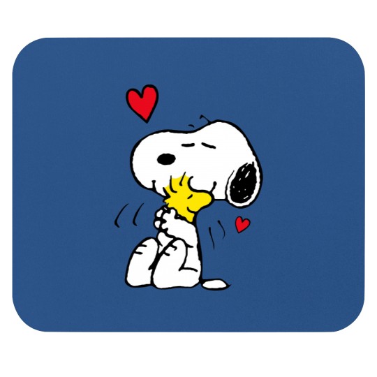 Discover Snoopy Hug Woodstock Valentine’s Day Mouse Pads