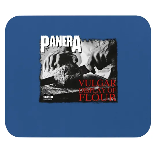 Discover PANERA Vulgar Display Of FLOUR Metal Band Parody Spoof Mayhem Skull Mouse Pads