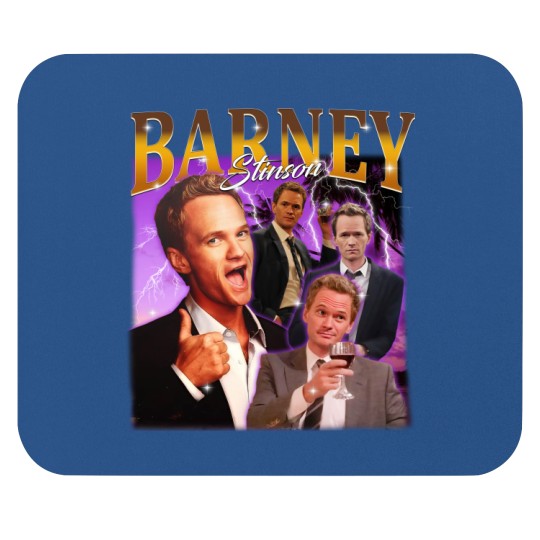 Discover Retro Barney Stinson Mouse Pads, Barney Stinson Mouse Pads, Vintage Barney Stinson Mouse Pads