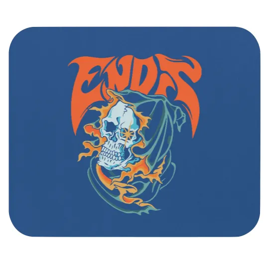 Discover End It Tattoo Badge T-Shirt | End It Band T-shirt | End it Tour Mouse Pads