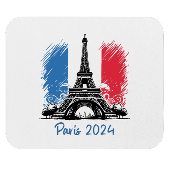 Discover Summer Games, 2024 Paris Olympics, France Mouse Pads