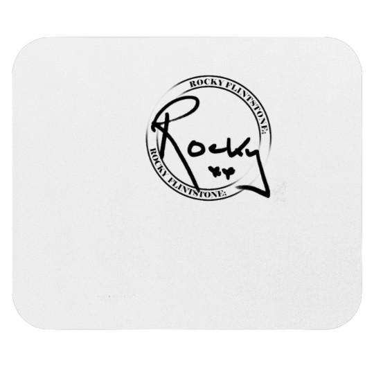 Discover Rocky Flintstone signature logo... jus sayin... Classic Mouse Pads