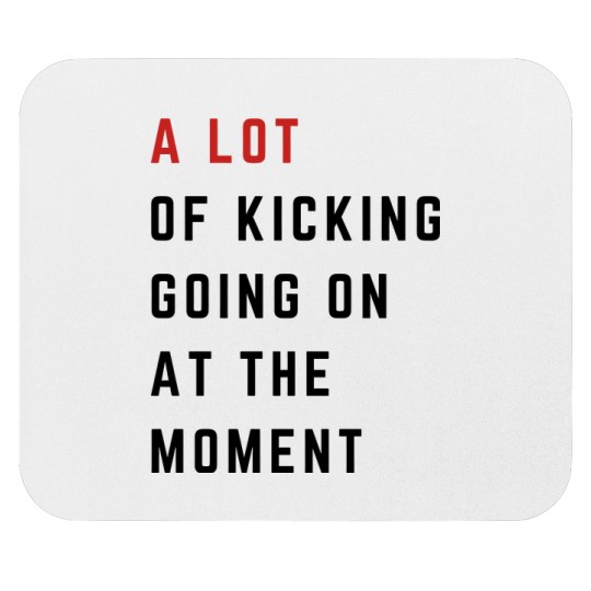 Discover Funny Maternity Mouse Pad - A Lot Going On at the Moment