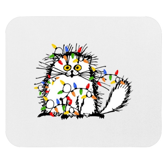 Discover Christmas Funny Cat Mouse Pads, Funny Cat Mouse Pads