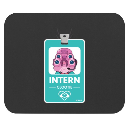 Discover Intern Glootie Lanyard Mouse Pads