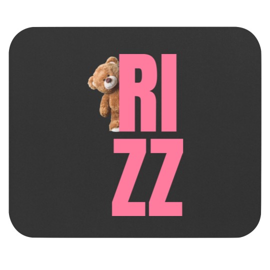 Discover Funny Rizz Bear Mouse Pads