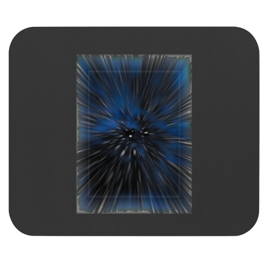 Discover hyperspace galaxy space blur Mouse Pads