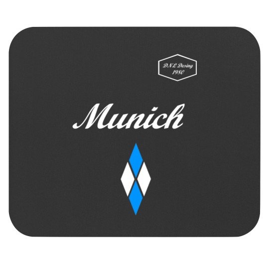 Discover Munich Munich DNL Design 1980 Mouse Pads