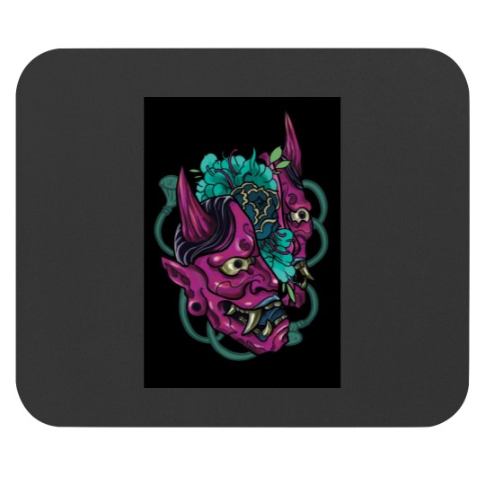Discover Japanese Hannya Mask Mouse Pads