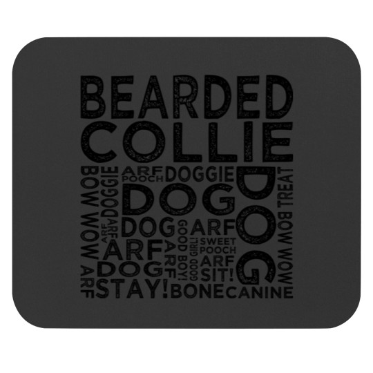 Discover Bearded Collie Mouse Pads