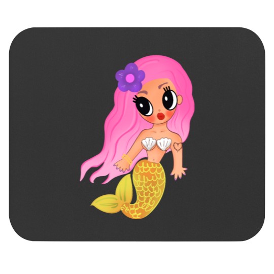 Discover Karol mermaid pink hair, manana sera bonito Mouse Pads