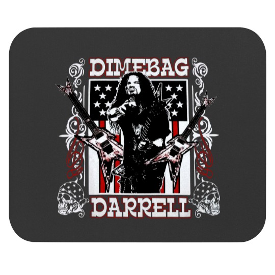 Discover Dimebag Darrell Mayhem Skull Band Mouse Pads