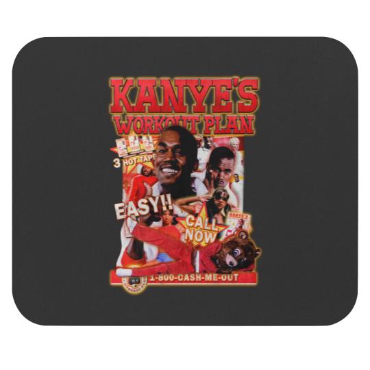 Discover Kanye Workout Plan Vintage Mouse Pads