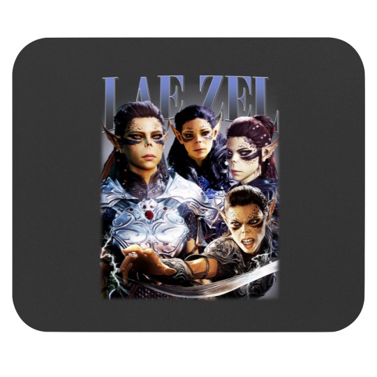 Discover Vintage 90s Style Lae'zel - Baldurs Gate 3 Gift For Fan Unisex Mouse Pads S-5XL