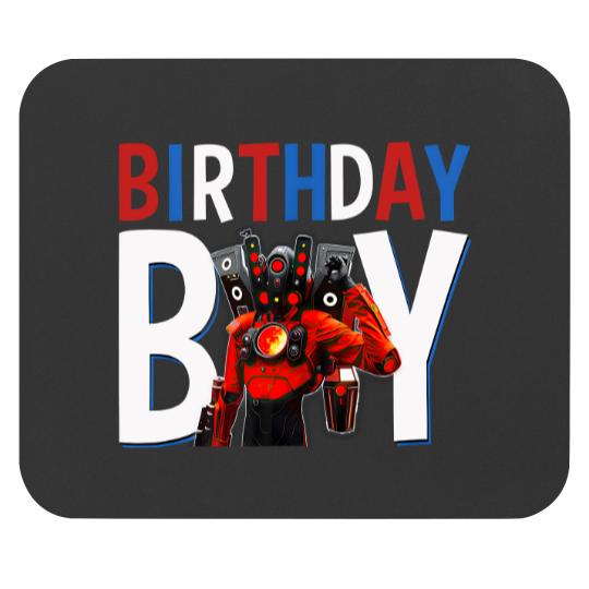 Discover Skibidi Toilet Birthday Boy Speakerman V1, TVman Mouse Pads