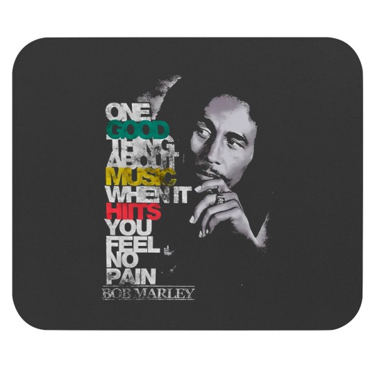 Discover Bob Marley Inspirational Quote Mouse Pad