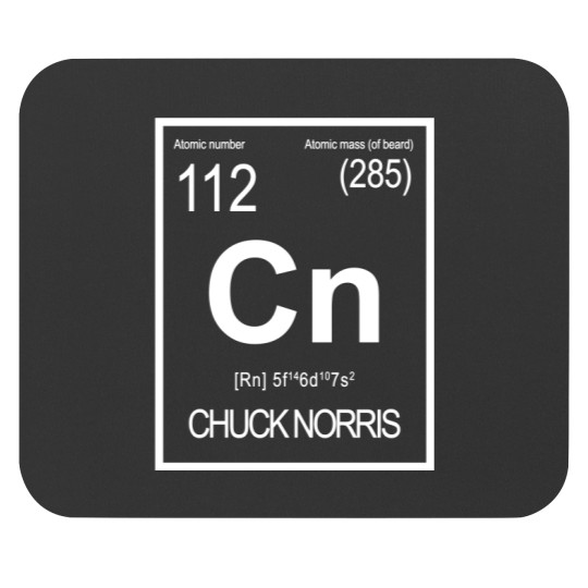 Discover Chuck Norris - Periodic Table of Elements Classic Mouse Pads