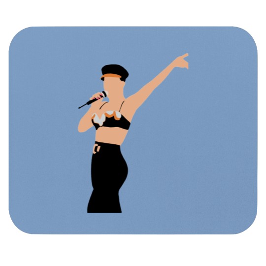 Discover Selena sticker Sticker Mouse Pads