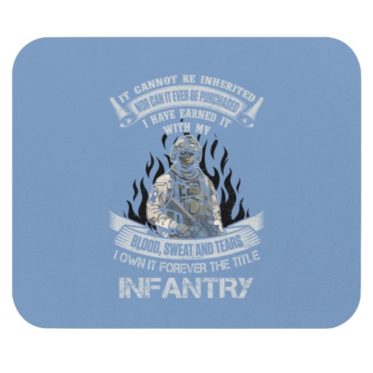 Discover Own Forever The Title Infantry US Veteran Military Mouse Pads