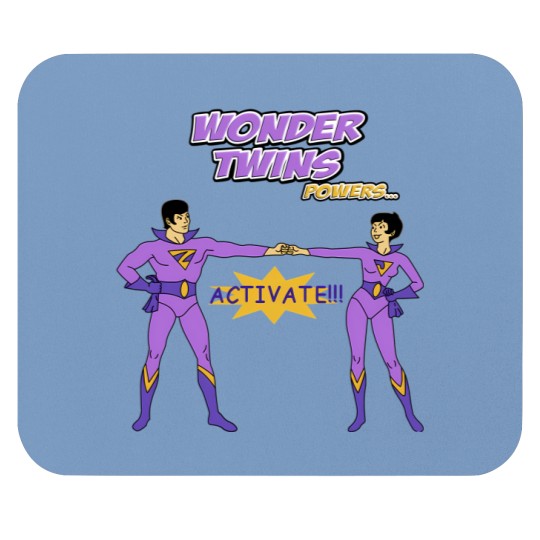 Discover Wonder Twins Activate Mouse Pads