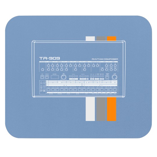 Discover TR 909 Dark Background Mouse Pads
