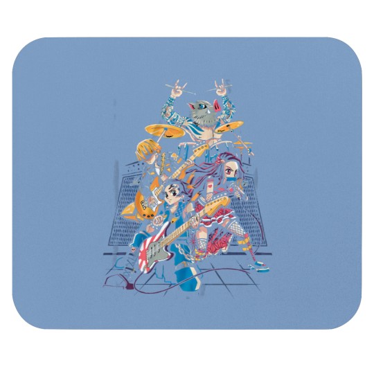 Discover demons demonslayer rock band Mouse Pads