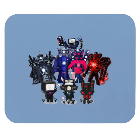 Discover Skibidi Team Mouse Pads - Titan Character Desk Accessories