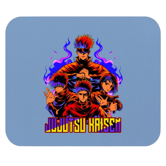 Discover Team Gojo Jujutsu art Mouse Pads