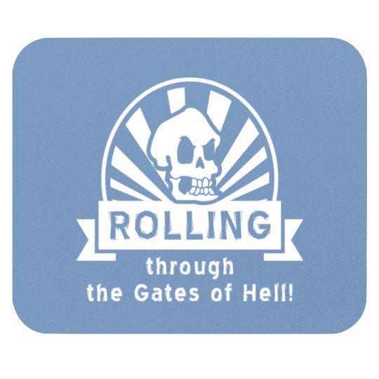 Discover ROLLING through the Gates of Hell! (Murray - Monkey Island 3) Mouse Pads