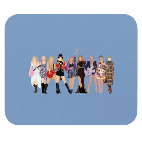 Discover TaylorSwift Eras Lineup Mouse Pads