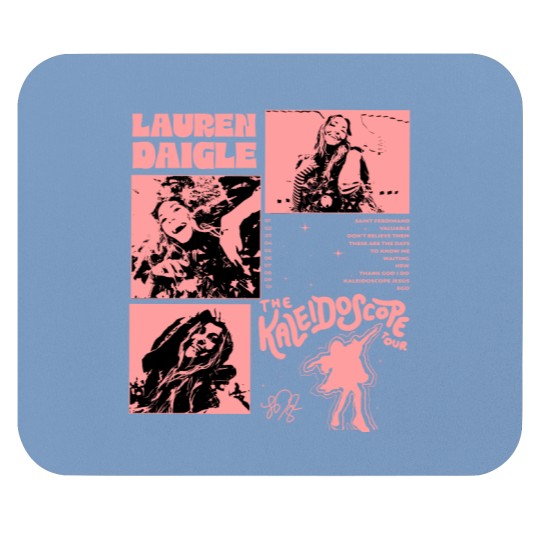 Discover Lauren Album Daigle 2023 Tour, The Kaleidoscope Tour 2023 Mouse Pads