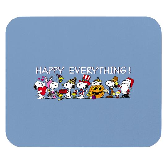 Discover Happy Everything Snoopy Halloween 2023 Mouse Pads, Cute Cartoon Halloween Mouse Pads