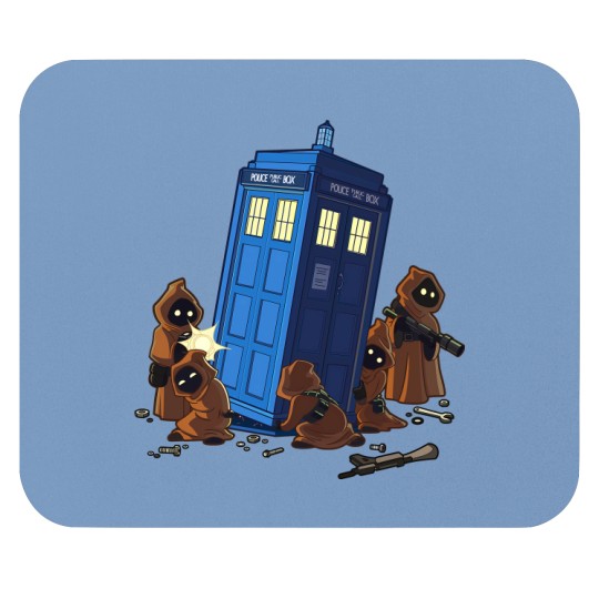 Discover JAWA Steals DOCTOR WHO Mens Mouse Pads, Tardis Police