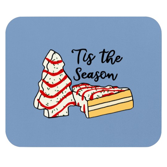 Discover Embroidered Christmas Tree Cake Mouse Pads